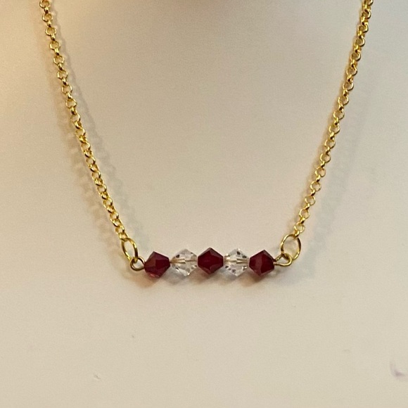 NEW Swarovski Festive Crystal (C) bar necklace - Picture 3 of 4